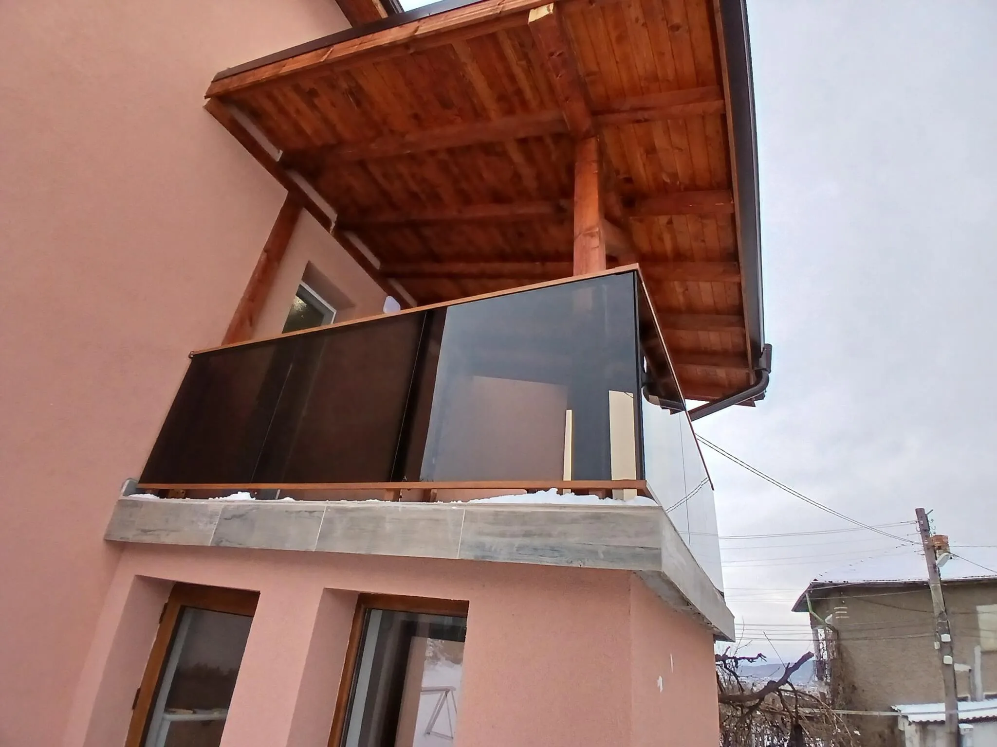 Алуминиев парапет със стъкло – Milenkovi 2018